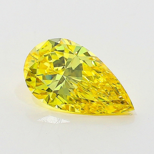 0.53 Carat Fancy Vivid   Yellow  PS VS2 GIA