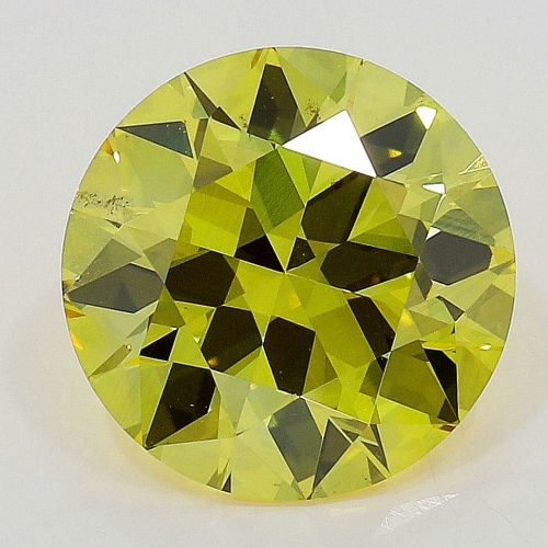 1.01 Carat Fancy Intense   Yellow  BR SI1 GIA