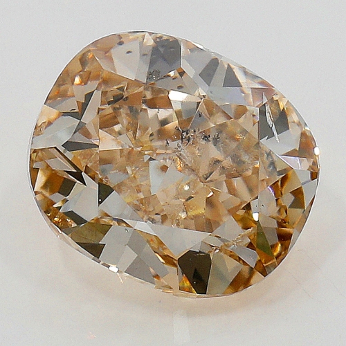 0.93 carat Cushion I1 Fancy Yellowish Brown