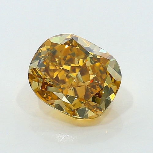0.71 Carat Fancy Deep Brownish  Yellow Brown CU VS1 GIA