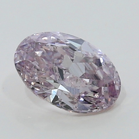 0.38 Carat Fancy   Pink -Purple OV SI2 GIA
