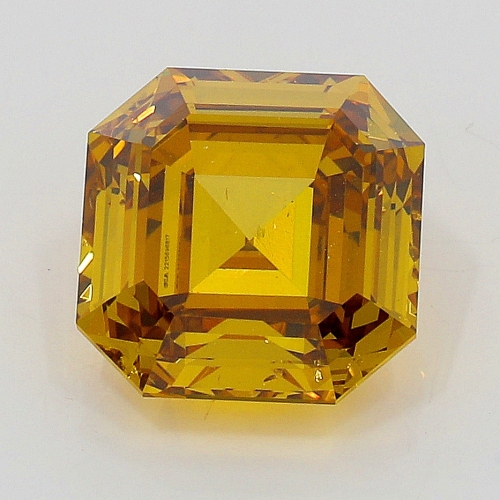 0.71 Carat Fancy Deep Brownish Orangy Yellow  AS SI1 GIA