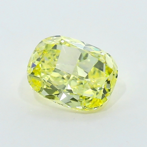 0.44 Carat Fancy Intense   Yellow  CU VS1 GIA