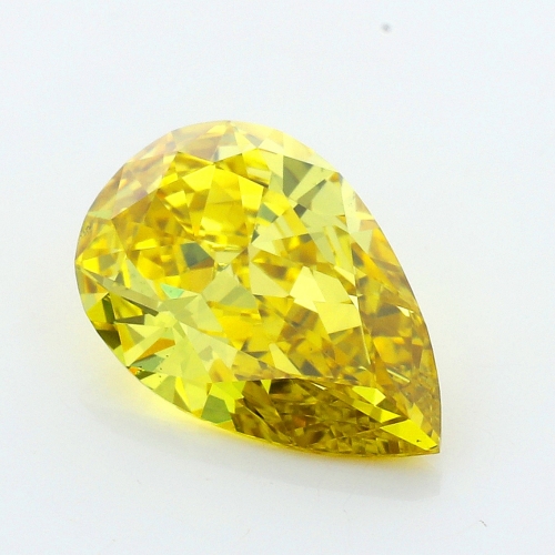 0.62 Carat Fancy Deep Yellow    PS VS2 GIA