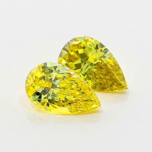0.32 Carat Fancy Vivid   Yellow  PS SI1 GIA