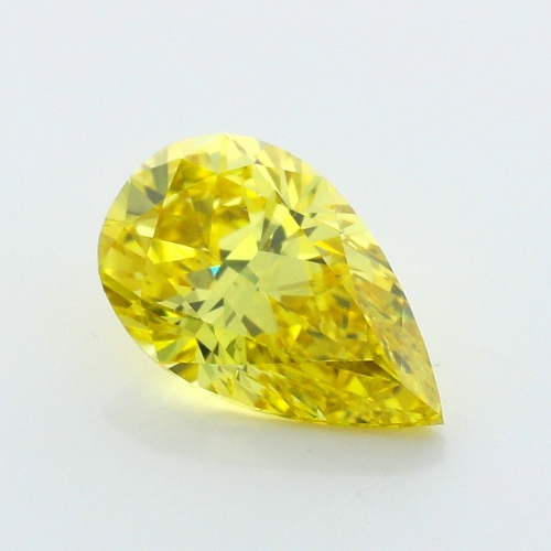0.31 Carat Fancy Vivid Yellow    PS VS2 GIA