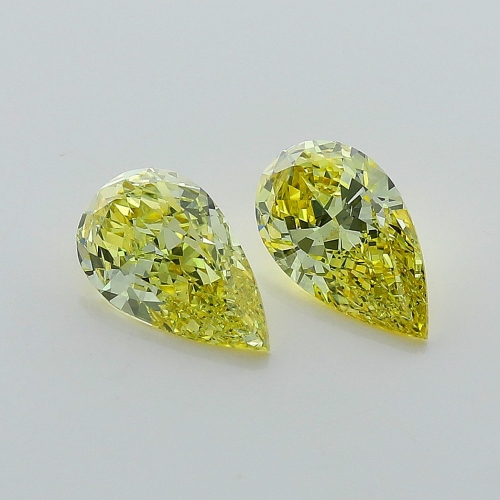 0.51 Carat Fancy Intense   Yellow  PS VS2 GIA