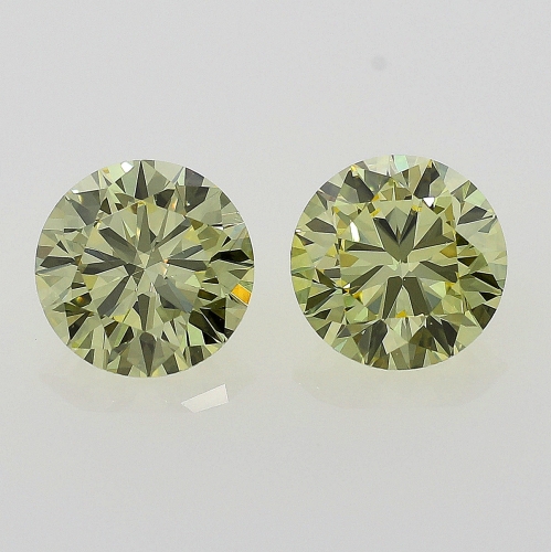 0.40 Carat Fancy   Yellow  BR VS1 GIA