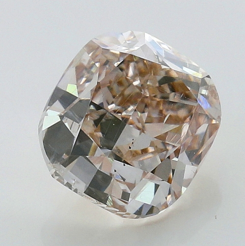 0.50 Carat Fancy Pinkish  Brown  CU SI1 GIA