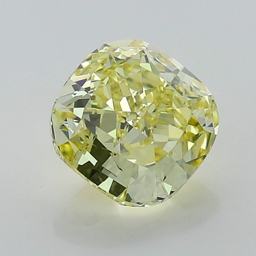 0.90 Carat Fancy Yellow    CU VS2 GIA