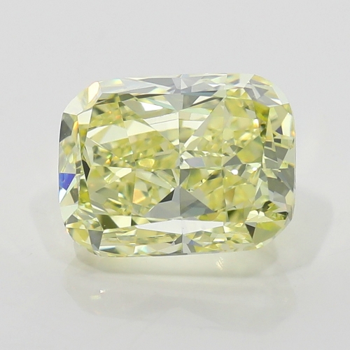 1.76 Carat Fancy Light Yellow    CU VVS2 GIA
