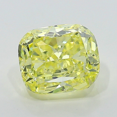 1.01 Carat Fancy Yellow    CU I1 GIA