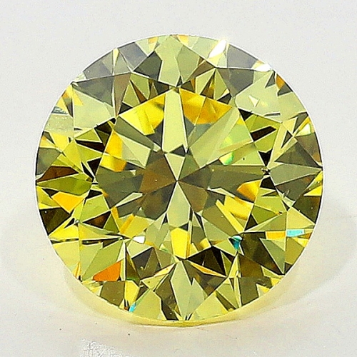 1.03 Carat Fancy Intense   Yellow  BR VS2 GIA