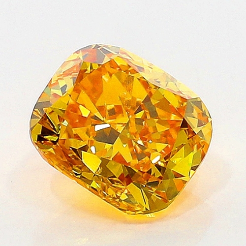 WAD49-014A 0.70 Carat Fancy Deep Yellow    CU VS2 GIA