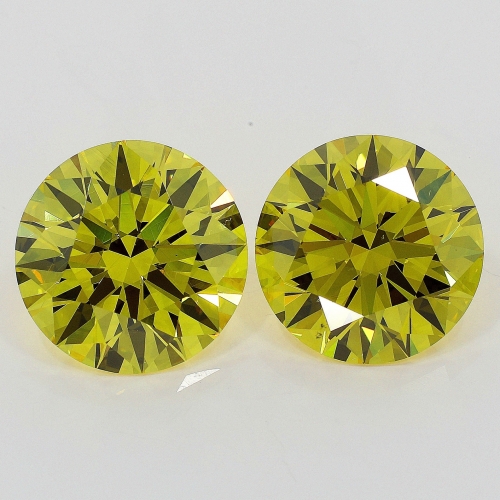 1.79 Carat Fancy Deep   Yellow  BR VS1 GIA