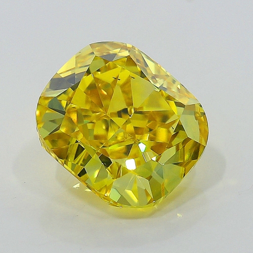 1.02 Carat Fancy Vivid Yellow    CU VS2 GIA