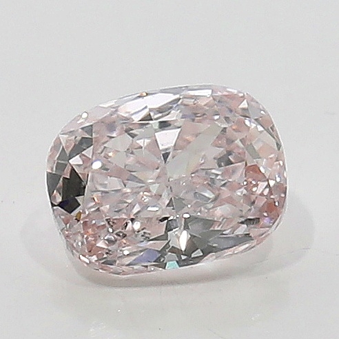 0.32 Carat Fancy Light Orangy  Pink  CU SI2 GIA