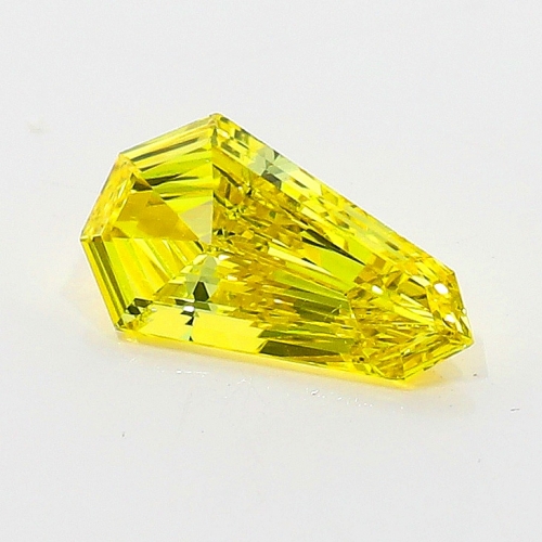 0.40 Carat Fancy Vivid   Yellow  SH VS1 GIA