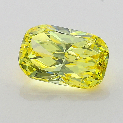 2.02 Carat Fancy Vivid   Yellow  CU VS2 GIA