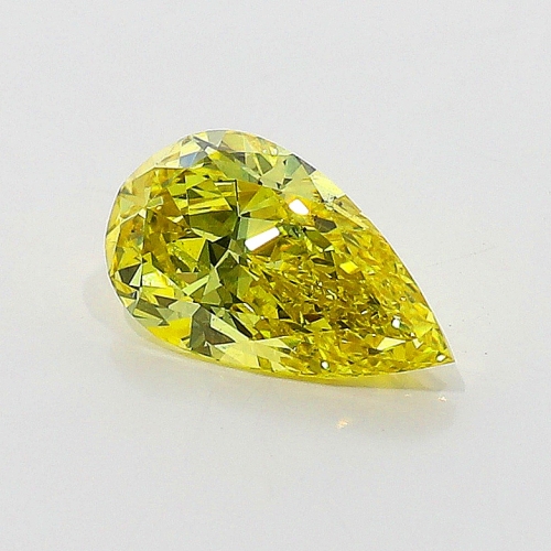 0.52 Carat Fancy Vivid   Yellow  PS SI1 GIA