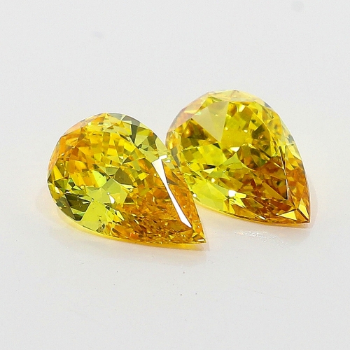 0.47 Carat Fancy Vivid   Orange  PS SI1 GIA