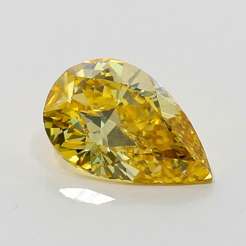 0.70 Carat Fancy Deep Orangy  Yellow  PS SI1 GIA