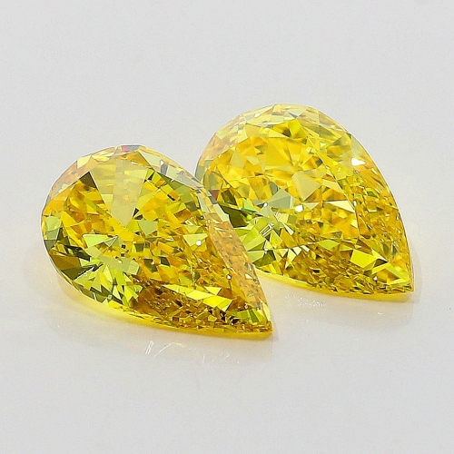 0.70 Carat Fancy Vivid   Yellow  PS VVS2 GIA