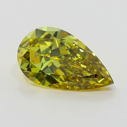 0.50 Carat Fancy Deep Brownish Greenish Yellow  PS SI1 GIA