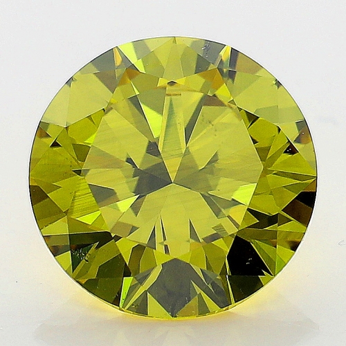 2.31 Carat Fancy Deep Brownish Greenish Yellow  BR VS2 GIA