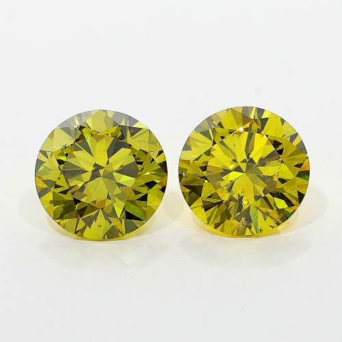 3.03 Carat Fancy Deep   Yellow  BR SI2 GIA
