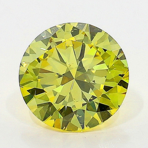 1.01 Carat Fancy Intense   Yellow  BR SI1 GIA