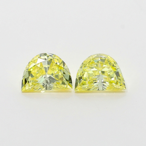 0.48 Carat Fancy Intense   Yellow  HM VS2 GIA