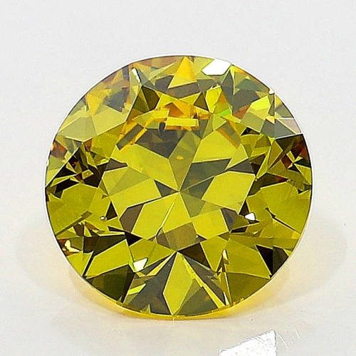 1.01 Carat Fancy Deep   Yellow  BR VS2 GIA