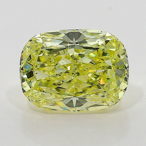 2.02 Carat Fancy   Yellow  CU SI1 GIA