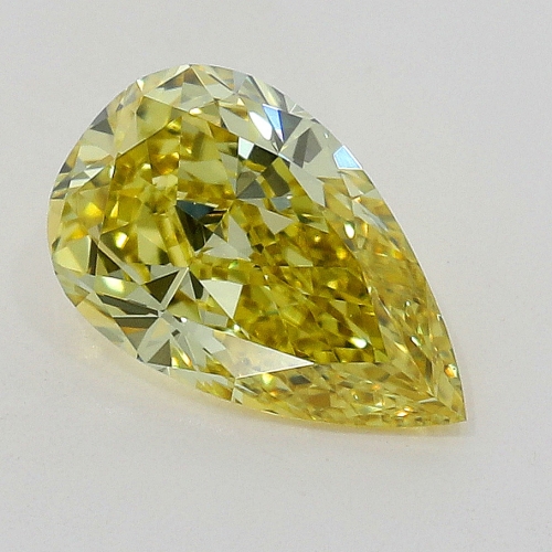 0.38 Carat Fancy   Yellow  PS VVS2 GIA