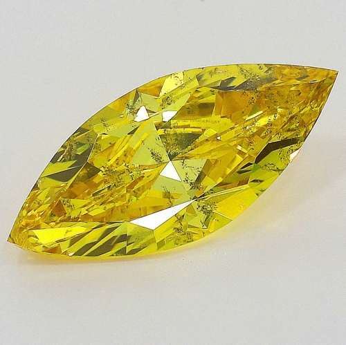 0.70 Carat Fancy Vivid   Yellow  MQ  GIA