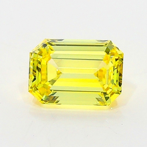 0.31 Carat Fancy Vivid   Yellow  EM VS1 GIA