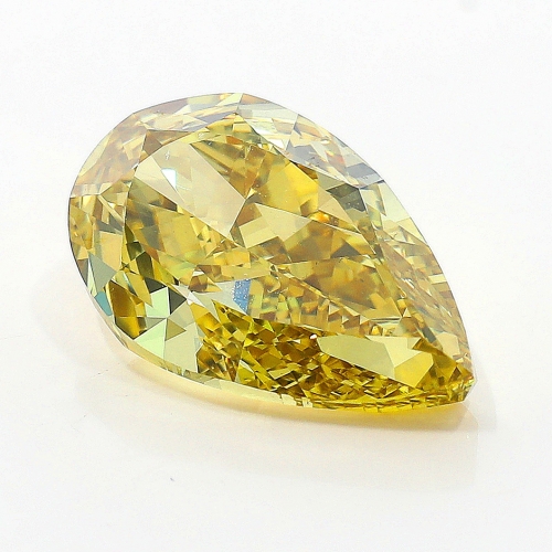 3.01 Carat Fancy Deep Brownish Greenish Yellow  PS VS2 GIA