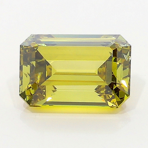 1.01 Carat Fancy Deep Brownish Greenish Yellow  EM SI2 GIA