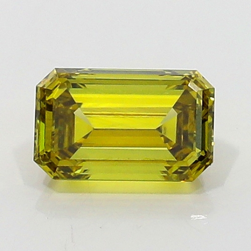 0.35 Carat Fancy Deep Brownish Greenish Yellow  EM VS1 GIA