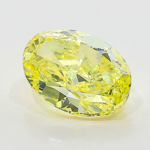 2.01 Carat Fancy Intense   Yellow  CU VS1 GIA