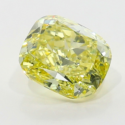 0.65 Carat Fancy   Yellow  CU VS1 GIA