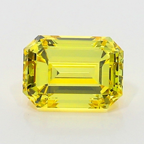 0.50 Carat Fancy Vivid   Yellow  EM VS1 GIA