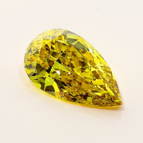 3.02 Carat Fancy Vivid   Yellow  PS SI1 GIA