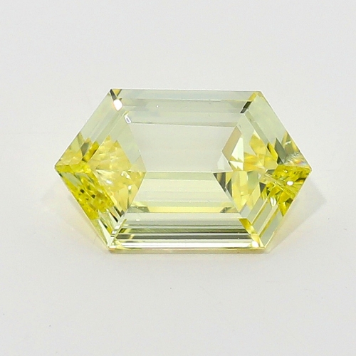 0.47 Carat Fancy Intense   Yellow  HEX I1 GIA