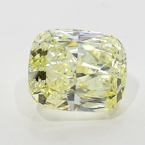 3.52 Carat Fancy Light   Yellow  CU VS2 GIA