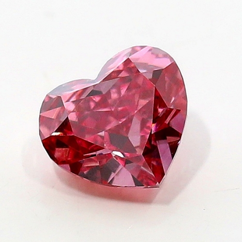 0.43 Carat Fancy Vivid   Pink  HS SI2 GIA