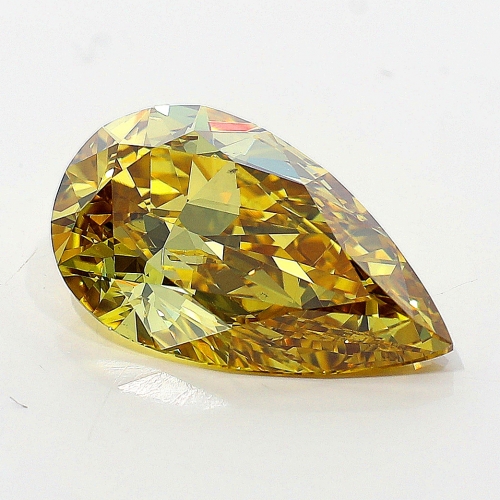 2.03 Carat Fancy Deep Brownish  Yellow  PS SI1 GIA