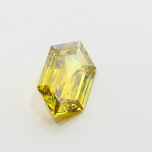1.65 Carat Fancy Deep  Greenish Yellow  HEX SI1 GIA