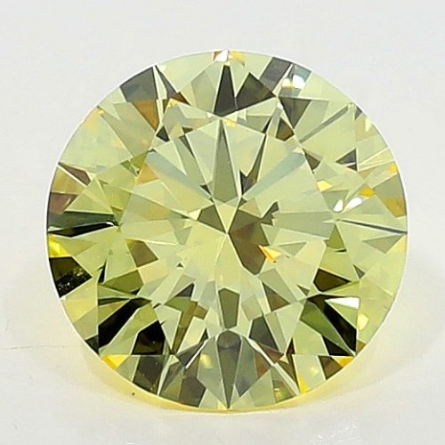 0.60 Carat Fancy Intense   Yellow  BR VVS1 GIA